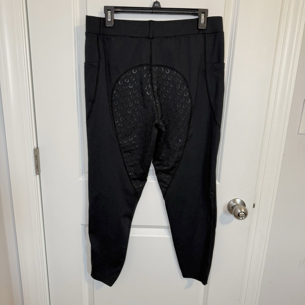 Fitst4 Sports Breeches‎ Size XL Black Women's Silicone Full Seat with Pocket - Picture 4 of 7
